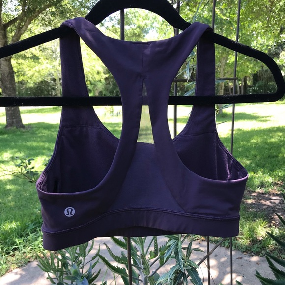 Lululemon purple mesh invigorate sports bra 6 - Picture 5 of 7